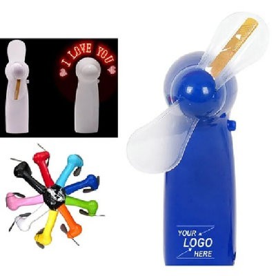 HANDHELD PORTABLE LED LIGHT-UP FAN