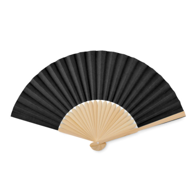 MANUAL HAND FAN in Black