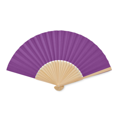 MANUAL HAND FAN in Purple