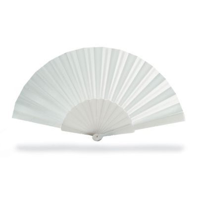 MANUAL HAND FAN in White