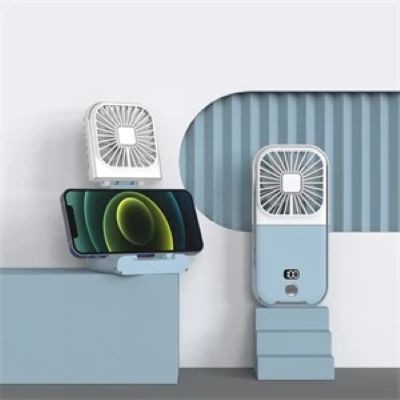 PORTABLE FOLDING POWER BANK with Mini Fan Gift Print Logo