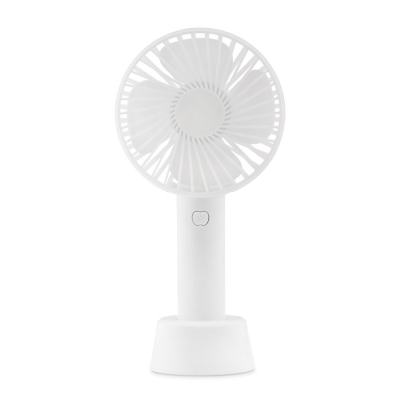 USB DESK FAN with Stand  in White