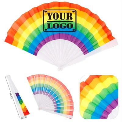 VIBRANT FOLDING FAN PORTABLE STYLISH AND COOL