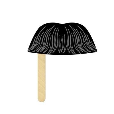 CHAPLIN MOUSTACHE with Offset Print