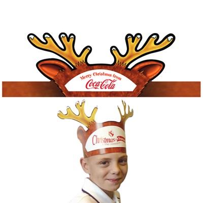 PAPER ANTLER REINDEER HEADWEAR