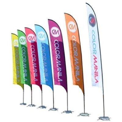 EXHIBITION BEACH CUSTOM WIND RESISTANT KNIFE FLAG