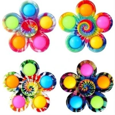 CHRISTMAS POP BUBBLE FIDGET HAND SPINNER TOY
