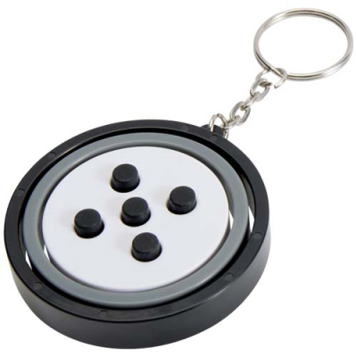 SPINX RECYCLED PLASTIC GYROSCOPE FIDGET KEYRING CHAIN