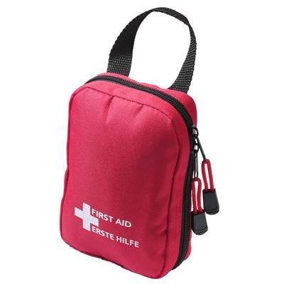 FIRST AID KIT BAG in Small, Red & Black