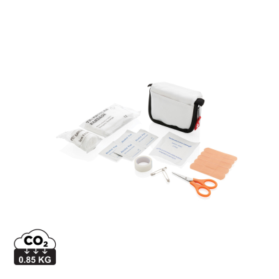 FIRST AID SET in Pouch in White