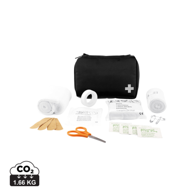 MAIL SIZE FIRST AID KIT in Black