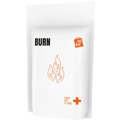 MINIKIT BURN FIRST AID KIT with Paper Pouch in White