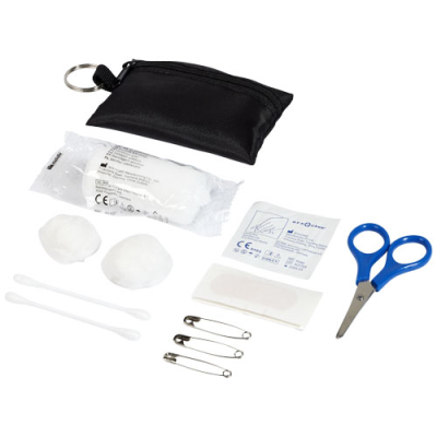 VALDEMAR 16-PIECE FIRST AID KEYRING POUCH