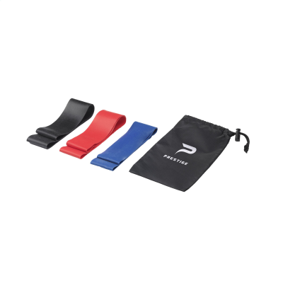 BANDA FITNESS BANDS in Black & Blue & Red