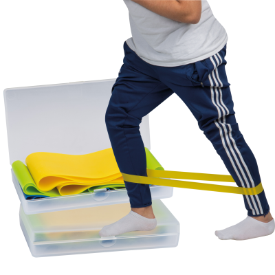 ELASTIC FITNESS STRAPS ROSARIO in Multicoloured 