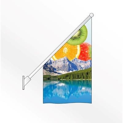 ANGLED WALL FLAG POLE