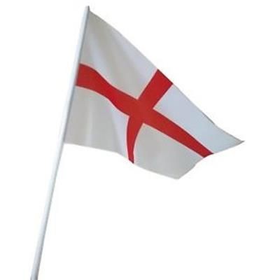 HAND HELD ST GEORGE WAVING FLAG