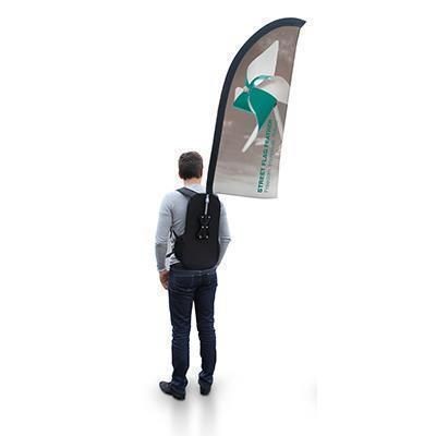 STREET FLAG BACKPACK RUCKSACK FLAG - FEATHER