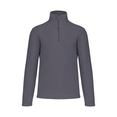 FLEECE JACKET in Pale Grey