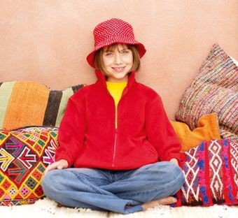 FRUIT OF THE LOOM CHILDRENS OUTDOOR FLEECE JACKET