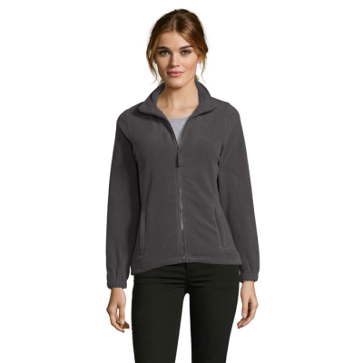 NORTH LADIES ZIP FLEECE in Black