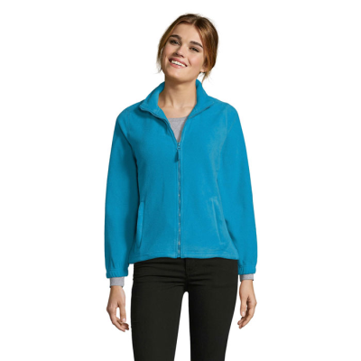 NORTH LADIES ZIP FLEECE in Blue