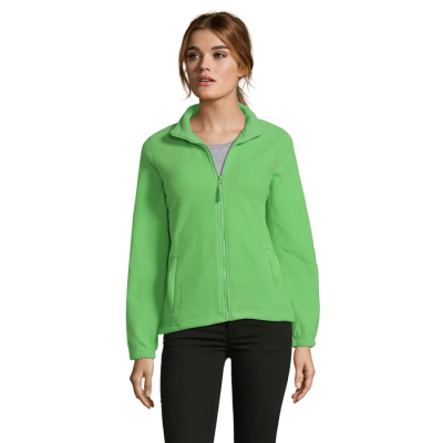 NORTH LADIES ZIP FLEECE in Green