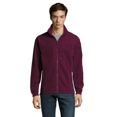 NORTH ZIP FLEECE JACKET in Brown