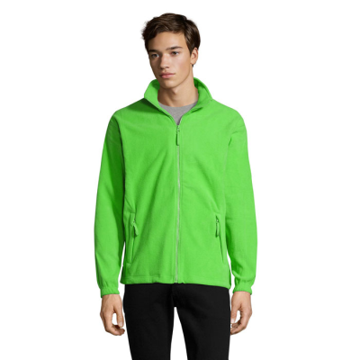 NORTH ZIP FLEECE JACKET in Green