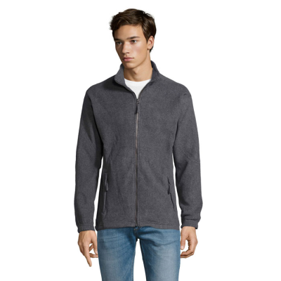 NORTH ZIP FLEECE JACKET in Grey