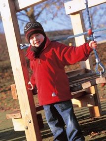 RESULT CHILDRENS ZIP NECK ACTIVE FLEECE