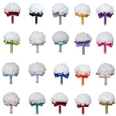 ARTIFICIAL ROSE WEDDING BOUQUET FLOWERS