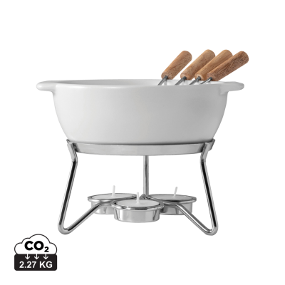 BOSKA CHEESE FONDUE SET PARTY - 750 ML in White
