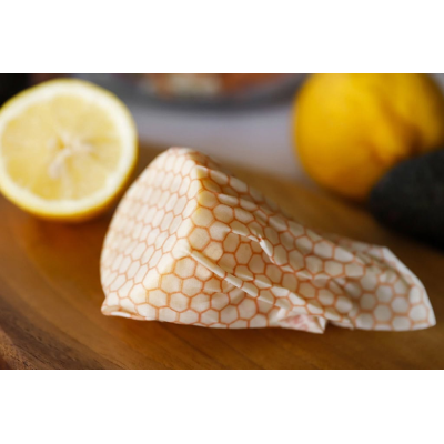 SUSTAINABLE VEGAN WAX WRAPS – ASSORTED SUPPLIED PACKED in 3