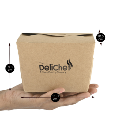 KRAFT TAKEAWAY BOX (1,2LITRE)