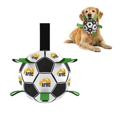 DOG FOOTBALL BALL with Grab Tabs