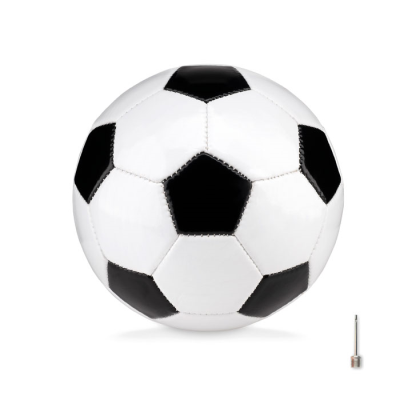 SMALL FOOTBALL BALL 15CM in Black