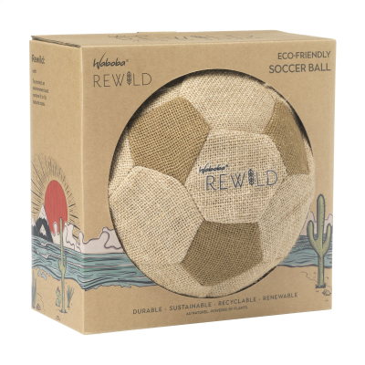 WABOBA SUSTAINABLE SPORTS ITEM - SOCCERBALL in Naturel