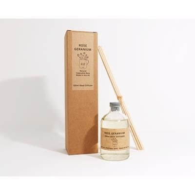 100ML REED FRAGRANCE DIFFUSER in Clear Transparent Glass Bottle