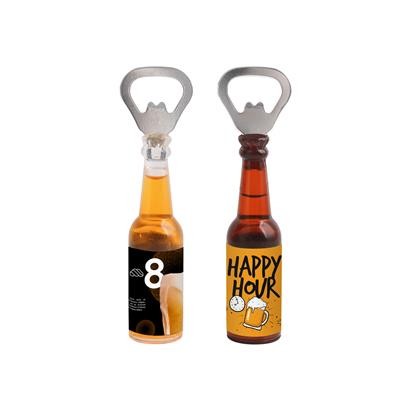 BOTTLE SHAPE OPENER with Fridge Magnet