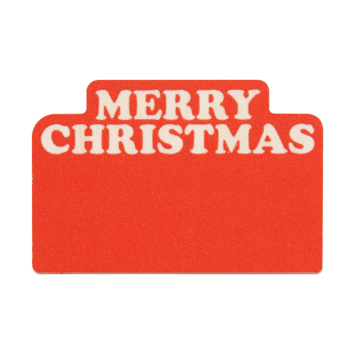 CHRISTMAS FRIDGE MAGNET in Red
