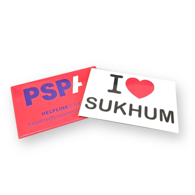 PRINTED TIN FRIDGE MAGNET (LARGE)