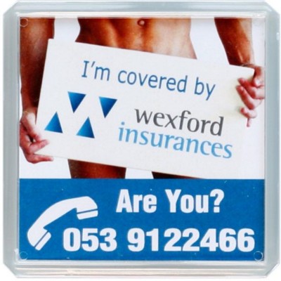 SQUARE FRIDGE MAGNET