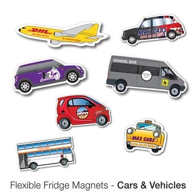 VARIOUS CAR AND VEHICLE SHAPE FLEXIBLE FRIDGE MAGNET