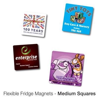 VARIOUS MEDIUM SQUARE SHAPE FLEXIBLE FRIDGE MAGNET