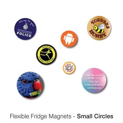 VARIOUS SMALL CIRCLE SHAPE FLEXIBLE FRIDGE MAGNET