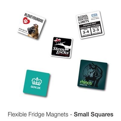 VARIOUS SMALL SQUARE SHAPE FLEXIBLE FRIDGE MAGNET