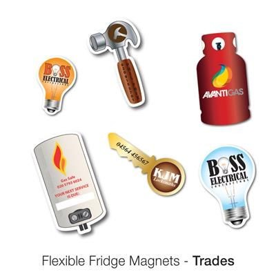 VARIOUS TRADE SHAPE FLEXIBLE FRIDGE MAGNET