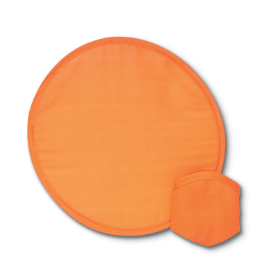 FOLDING FRISBEE in Pouch in Orange