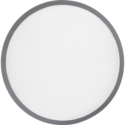 FOLDING FRISBEE with Polyester Case in White